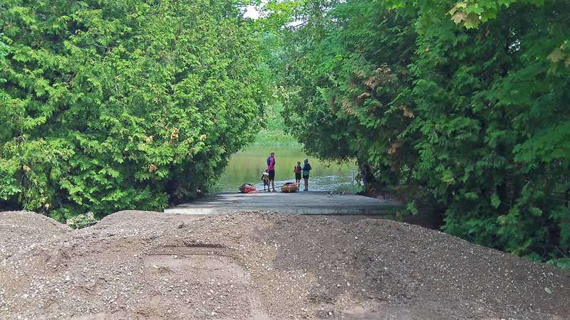 the betsie river kayak launch